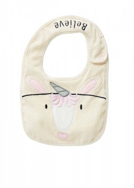 Izzy And Oliver New Baby Unicorn Bib