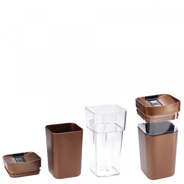 Kafe in the Box Designer Travel Mug 16oz - 473ml Med White